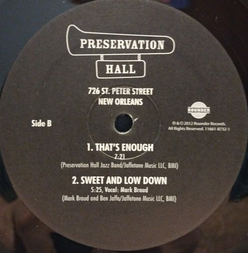 PRESERVATION HALL JAZZ BAND Live at Carnegie Hall SCARCE EXC 10" Charlie Gabriel - Picture 9 of 9