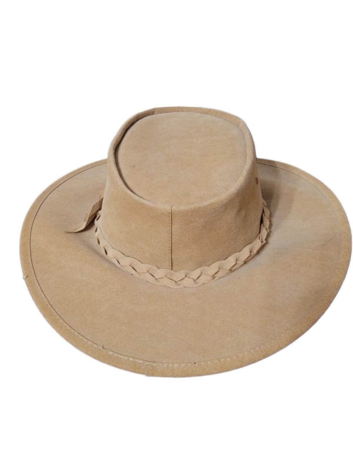 Ian Baker Finch Aussie Golf Hat Tan Leather IBF G… - image 1