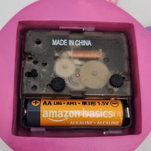 Little Princess 5.5 Inch Colorful Whimsical Battery Alarm Clock Tested Works - Picture 12 of 12