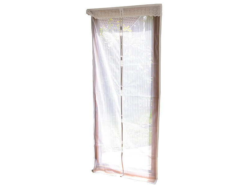 Moustiquaire Porte Aimantée Noire – Infactory – NC8846 – Anti-Insectes