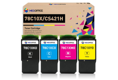 Compatible Toner Cartridge for Lexmark 78C1XK0 78C1XC0 78C1XM0 78C1XY0 78C10 Hig