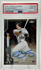 PSA 10 Sean Murphy 2020 Topps Chrome Rookie Auto Autograph GEM MINT BRAVES HOT