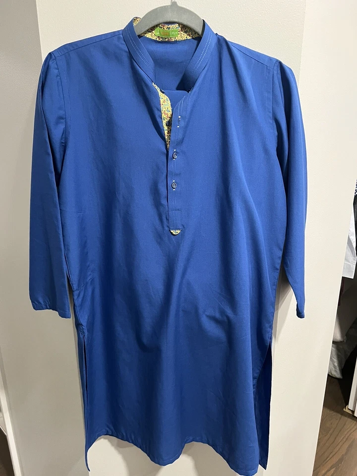 Niños Junaid Jamshed J. Shalwar Kameez Kurta Salwar Kameez Paquistaní 10 Años Foto 2 de 4