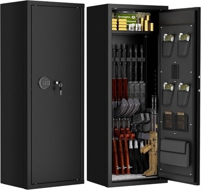 14-16 Gun Safe for Rifles Pistols Quick Access Rifle Safe with 3 Removable Racks