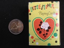 mini jeu de 52 cartes +1 Joker marque Little Flowers (Chine) état neuf