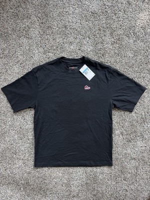 NWT Nike Air Jordan Brand Graphic AJ1 Patch Logo T-shirt Black Men s Size Medium