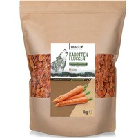 Reavet Karottenflocken Hund 1Kg Karottenflocken Barf Zusatz GemüSeflocken Hunde