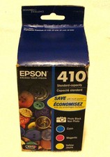 Genuine Epson 410 Color Ink Cartridges Photo Black Cyan Magenta Yellow New OEM
