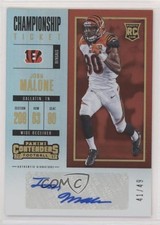 2017 Panini Contenders Rookie Championship Ticket 41/49 Josh Malone Auto 0o0