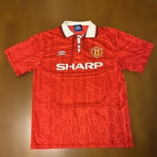 Umbro Manchester United 92-94 Home Kit Men Rare Sport Model Limited Edition VHTF