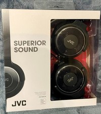 Image of JVC HAS220 The Amazing On-Ear Headphones, BLACK, Superior Sound !