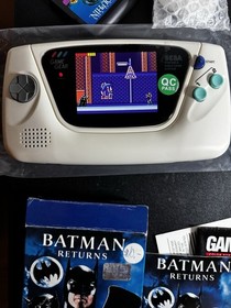 Sega Game Gear Console w/ IPS LCD Screen Upgrade New Glass Lens RECAPPED 9 Games