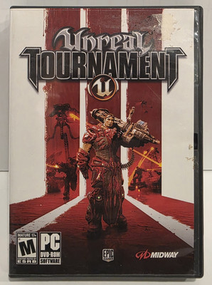 Midway Unreal Tournament 3 PC DVD-ROM M Mature Shooter FPS Multiplayer Series