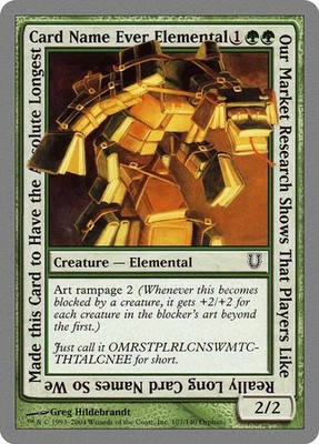 Our Market Research Shows That Players Like Really Long Card Names....107Magi...