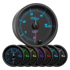 Glowshift In-dash 5000 Rpm Diesel Tachometer Gauge Kit 3-38 85mm Black 7 Glowshift In-dash 5000 Rpm Diesel Tachometer Gauge Kit 3-38 85mm Black 7