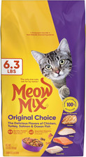 Meow Mix Original Choice Dry Cat Food, 6.3 Pound Pack of 1 Bag ...