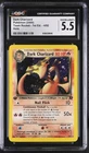 CGC 5.5 Dark Charizard 4/82 Holo Team Rocket 1st Edition Pokemon Card