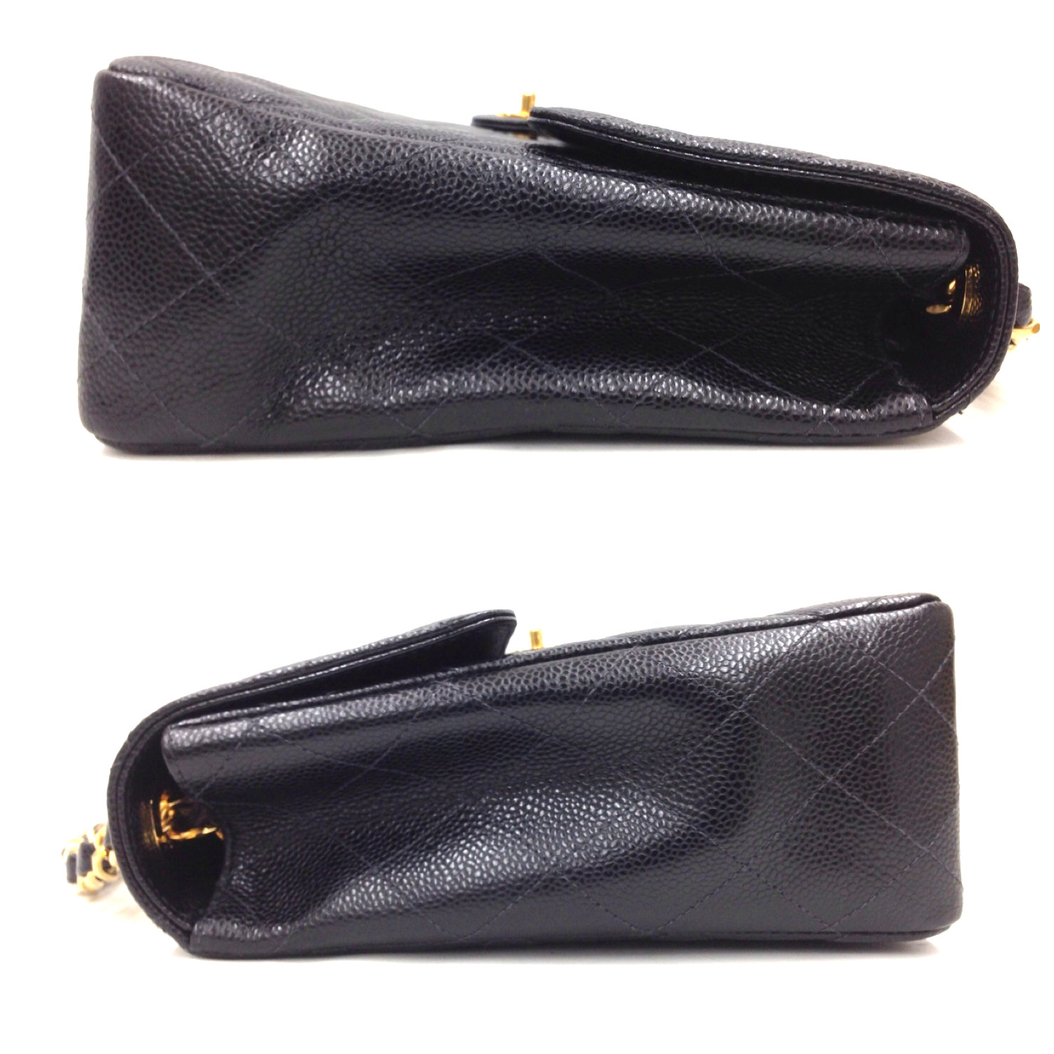 Chanel Jumbo Matelasse Black Shoulder Bag with Dust Bag & Card image 4