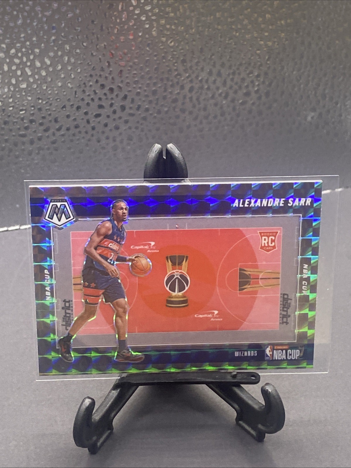 2024-25 Mosaic Alexandre Sarr Rookie NBA Cup Mosaic Prizm