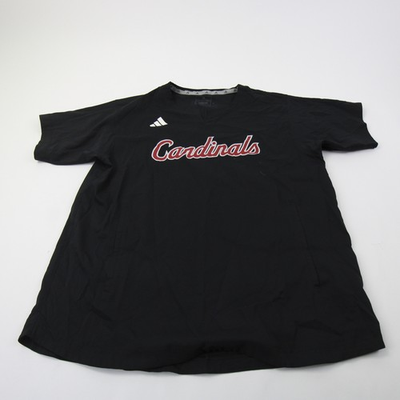 #ad Louisville Cardinals adidas Pullover Men#x27;s Black Used $12.00