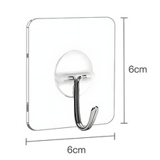 1~20 Self Adhesive Hook Strong Sticky Hooks Heavy Duty Seamless