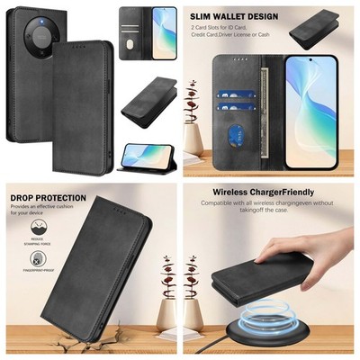 Wallet Case Für Honor Magic 8 Lite 8 Pro Leather Flip Book Phone Cover 600 Lite