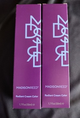 2 Boxes Madison Reed Radiant Hair Cream Color  Catania Brown 1.7oz