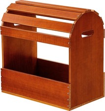 Pine Wood Arched Saddle Rack Stand 20" x 12" x 20" Heavy Duty Portable Car Weste