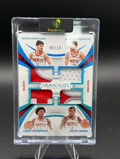 2024-25 NBA Immaculate Rockets Sheppard, Sengun, Thompson, Green Quad Mem /10