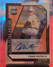 Panini 2021 Elite Extra Edition Chad Patrick Hard Signed Auto Signatures #107