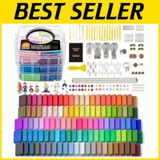 Colorful Polymer Clay Kit, 20 Tools Included
