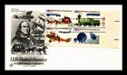 Dr Jim Stamps FDC 200 Years Of Postal Service Setenant Plate Block ArtCraft
