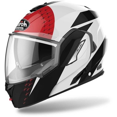 Airoh Rev 19 Modular Motorcycle Helmet Size S White Red