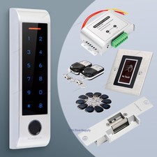 HOMSECUR IP66 APP WIFI Fingerprint Access Control Set Electric Strike Lock