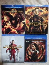 The Hunger Games Blu-ray Lot Set. 1-4. HG /1 2/ Catching Fire. All Mint Cond.