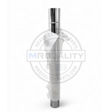 6 Inch Chrome Exhaust Stack 60 Inch Flat Top Reduced 5-34 Inch Plain End