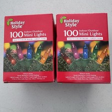 Holiday Time Incandescent Christmas String Light 21  Multicolor 100-Count 4 Pack