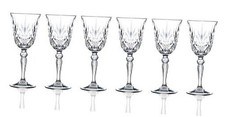 RCR Crystal Collection Water Glass Set Lorren Home Trends-Melodia, 6 Count