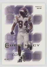 2000 SP Authentic Supremacy Randy Moss #S7 HOF 17kh