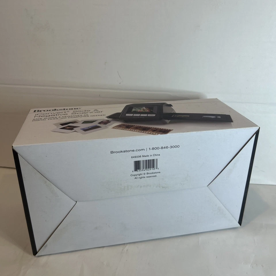 Brookstone iConvert Instant Film & Slide Negative Scanner No Computer Needed NEW - Image 3 of 4