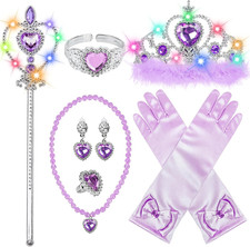 Princess Dress up Accessories Light up Princess Crown Tiara for Girls