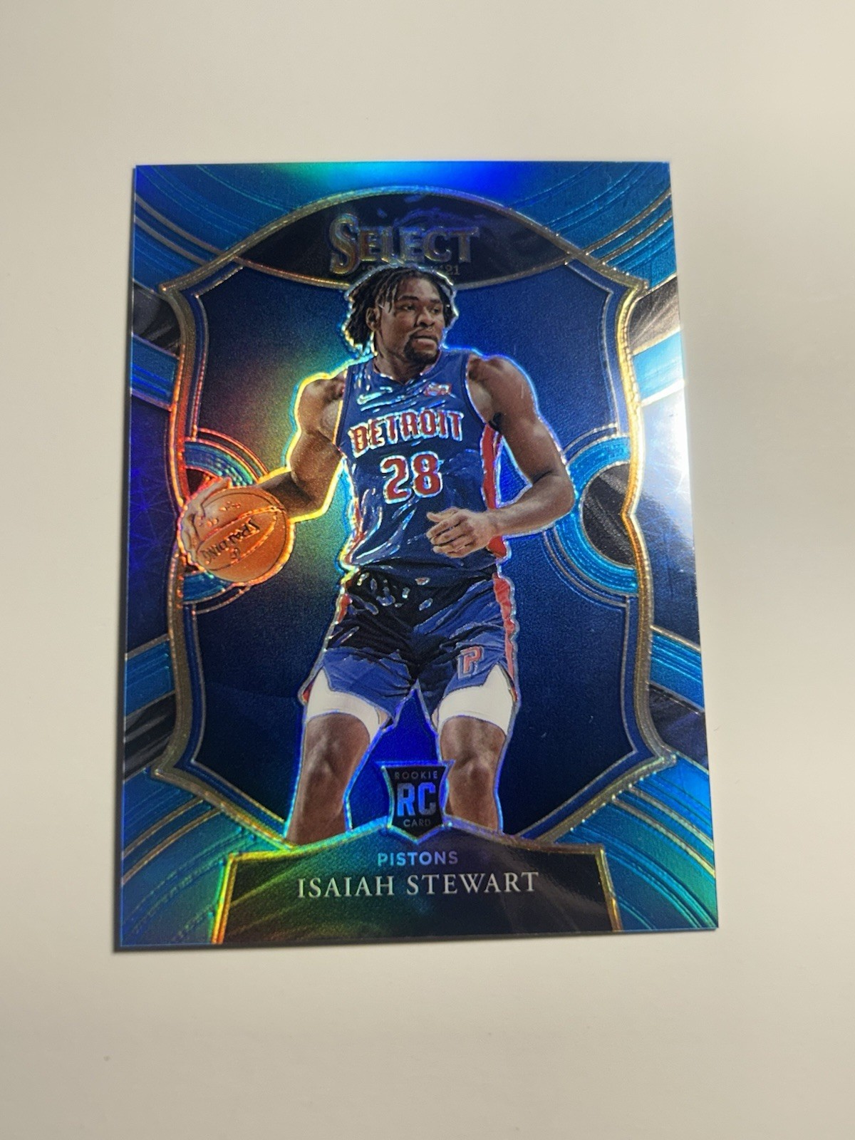 2020-21 Select Prizms Light Blue #76 Isaiah Stewart /299