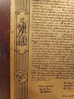 The Unanimous Decloration Of The 13 United States Of Americia Brass Plaque 1940  — photo 9