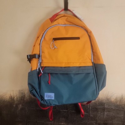 Simple Modern Ellis Kids Backpack Orange Blue Colorblock Laptop Sleeve Polyester
