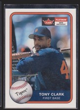 Tony Clark Cards Inserts Vintage Premium Collection LOOK