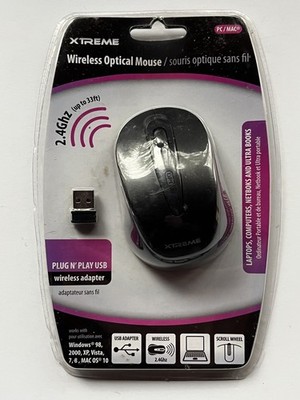 Xtreme Wireless Optical Mouse - New / Sealed! For PC/Mac 2.4Ghz
