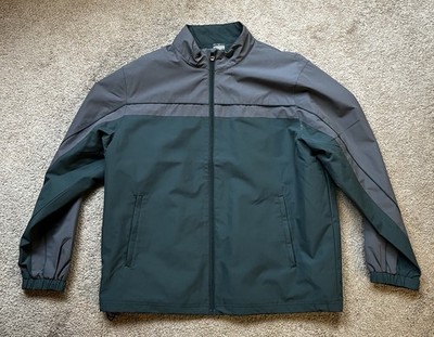 Tehama Light Rain Jacket - Size Large - Dark Green/Grey - New