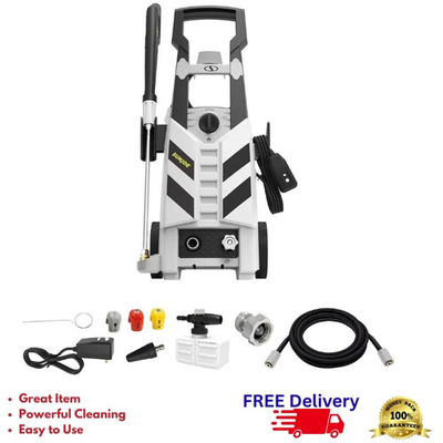 #ad Sun Joe Electric Pressure Washer 2200 PSI 1.1 GPM Power Washer Foam Cannon Turbo $157.02