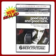 Good Night and Good Luck DVD George Clooney Widescreen Edition Brand New Sealed