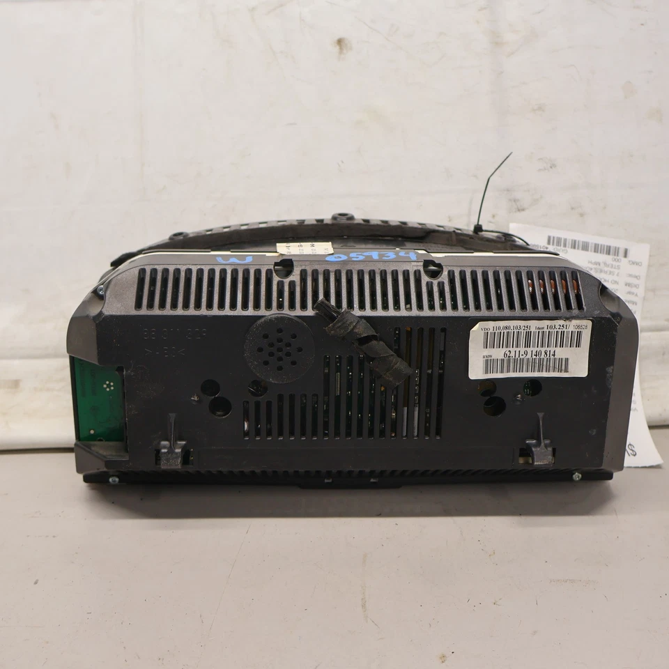 BMW 750 2006-2008 velocímetro Speedo Cluster 145 k OEM Foto 2 de 4